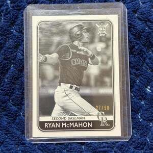 2020 Topps Ryan McMahon Colorado Rockies Baseball Card #38 27/50